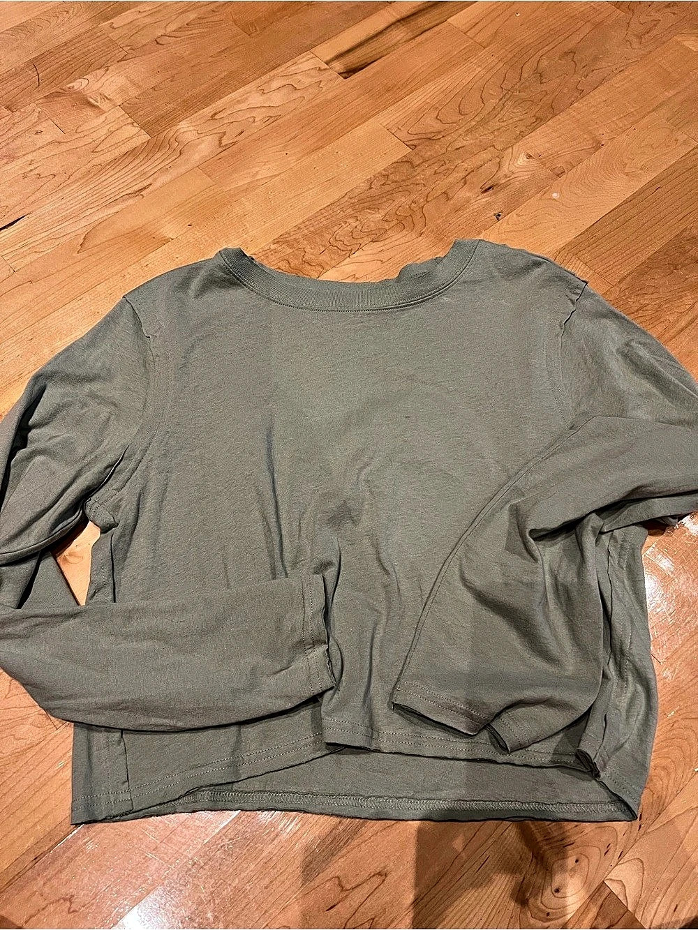 We The Free Long Sleeve Top Green Small